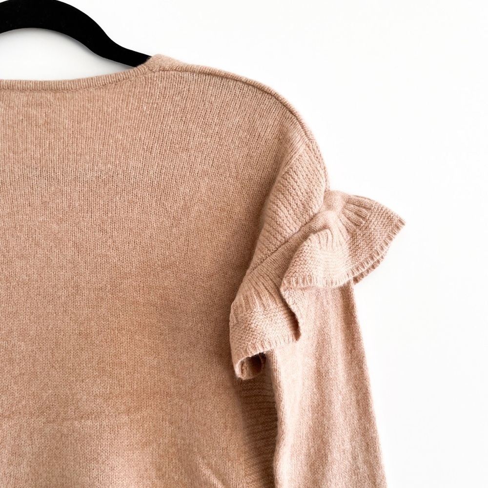 Madewell Ruffle Sleeve Merino Wool Sweater - Picture 10 of 10
